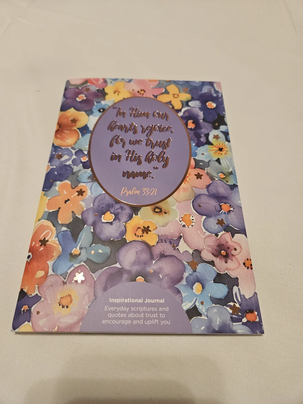 Floral Inspirational Journals- Multicolor 3 Pack